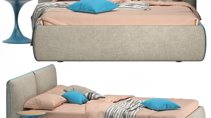 渲染模型_床1325