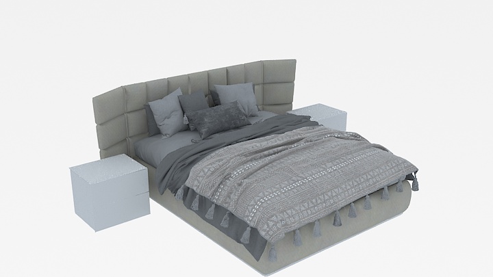 渲染模型_床1335