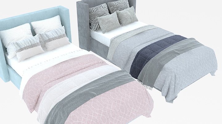 渲染模型_床1336