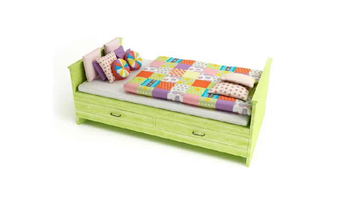 渲染模型_床1343