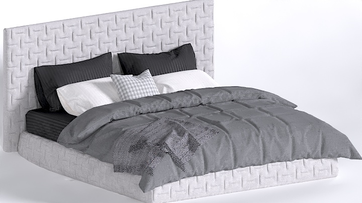 渲染模型_床1360