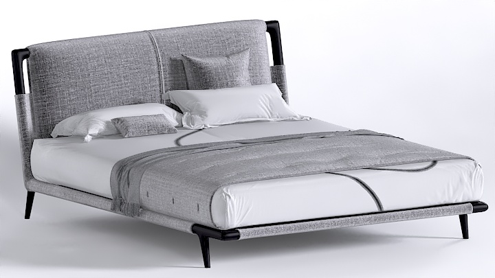 渲染模型_床1361