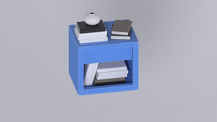 渲染模型_床头柜017