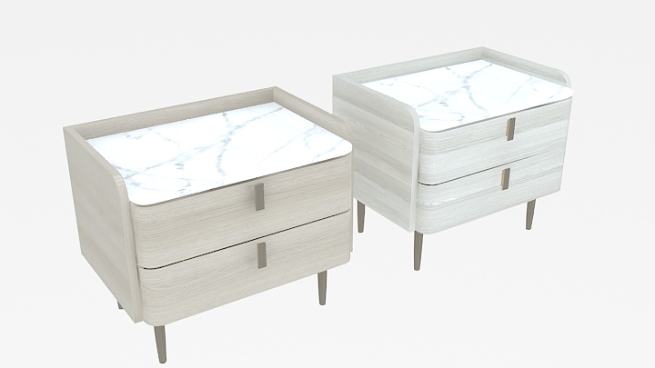 渲染模型_床头柜019