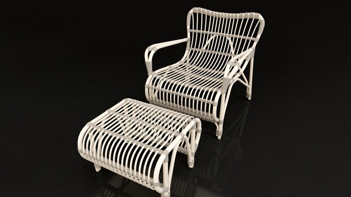 渲染模型_座椅038