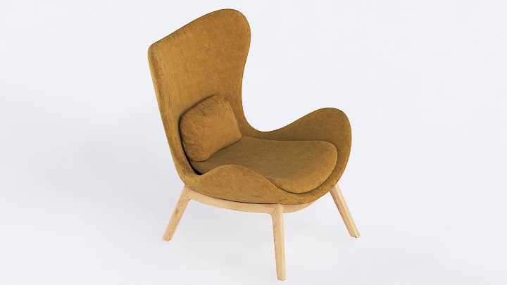 渲染模型_座椅107