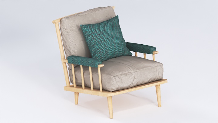 渲染模型_座椅108