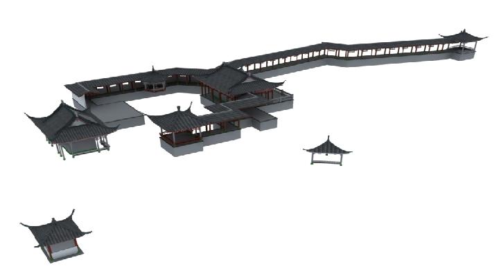 渲染模型_廊桥013