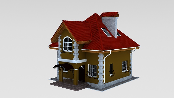 渲染模型_建筑074