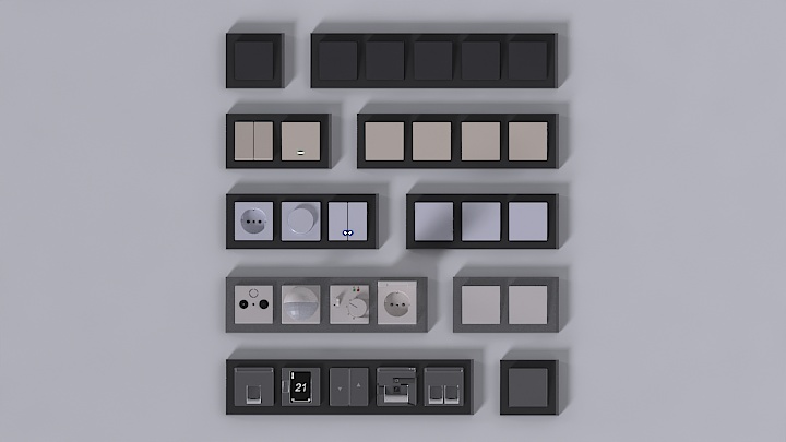 渲染模型_开关009