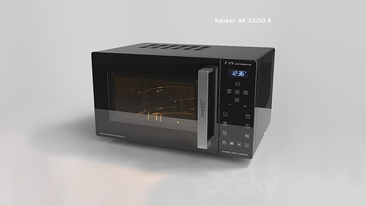 渲染模型_微波炉006