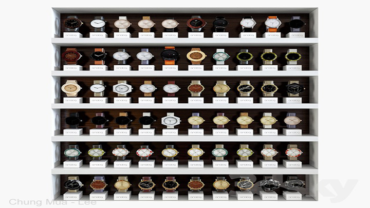 渲染模型_手表柜001