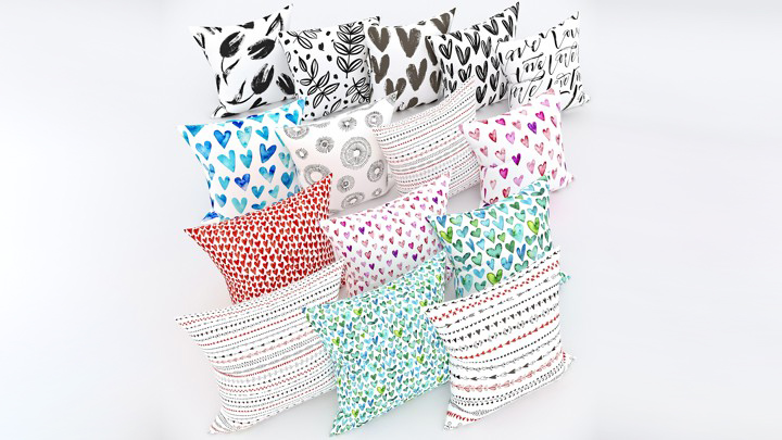 渲染模型_抱枕062