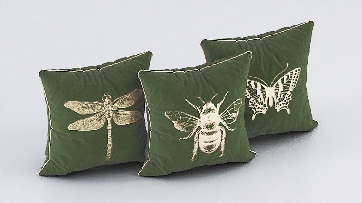 渲染模型_抱枕100