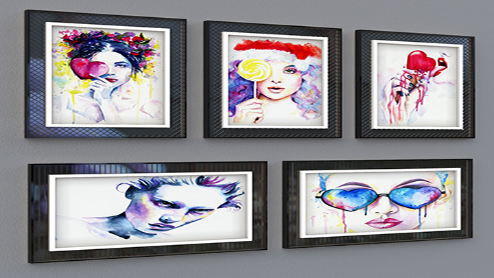 渲染模型_挂画078