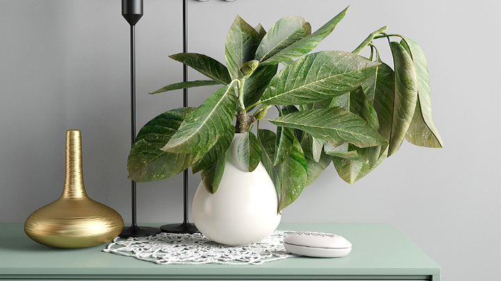 渲染模型_插花004