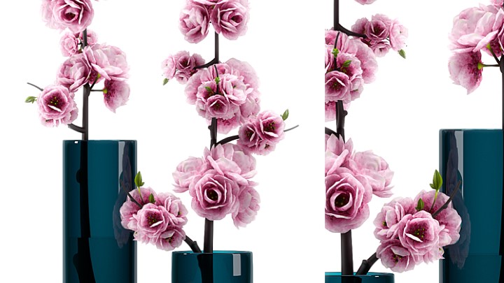 渲染模型_插花005