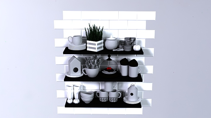 渲染模型_摆件119