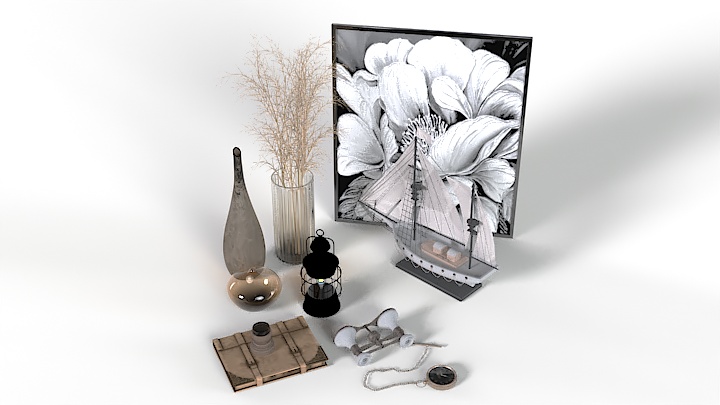 渲染模型_摆件206