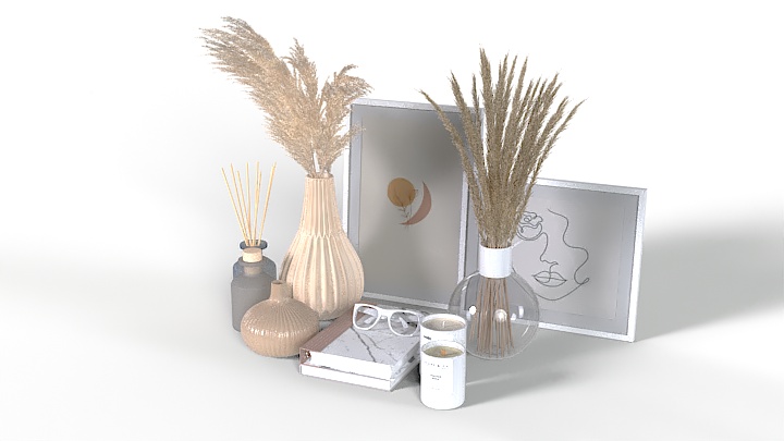 渲染模型_摆件210