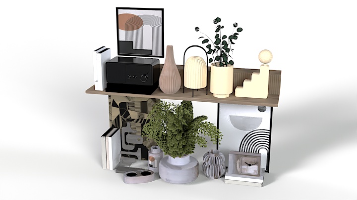 渲染模型_摆件218