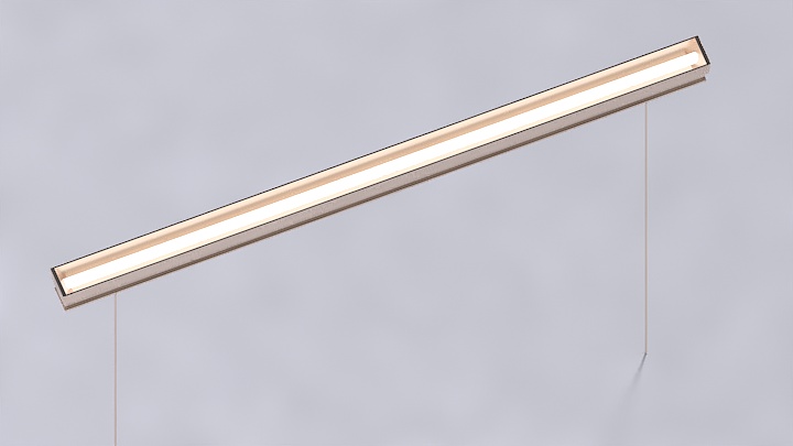 渲染模型_日光灯001