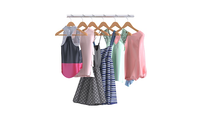 渲染模型_服装016