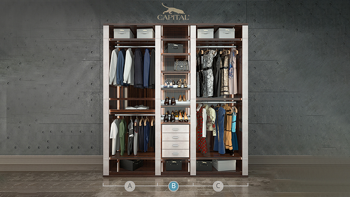 渲染模型_服装柜001