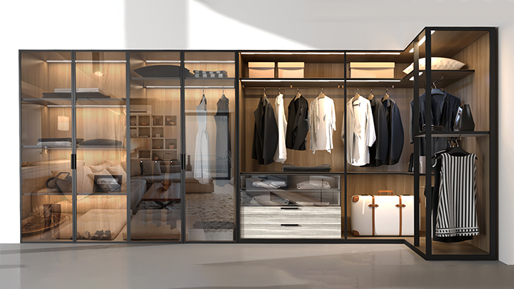 渲染模型_服装柜003