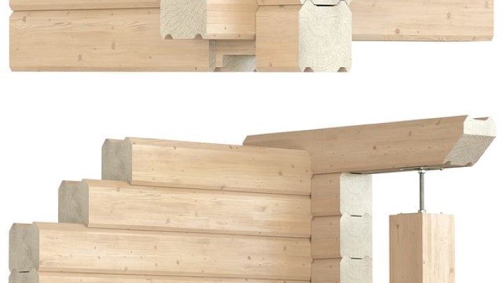 渲染模型_木材造型001