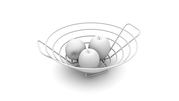 渲染模型_果篮006