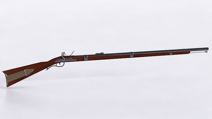 渲染模型_枪械005