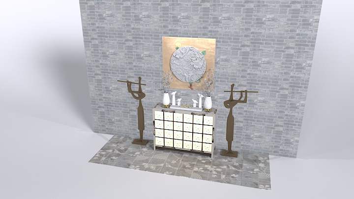 渲染模型_柜子1023