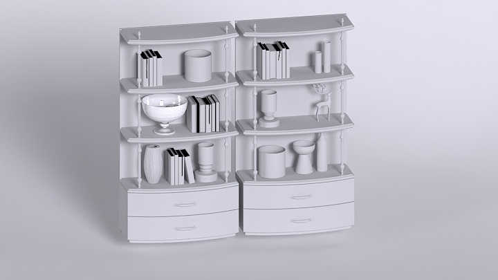 渲染模型_柜子1154