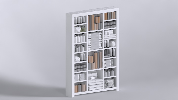 渲染模型_柜子1189