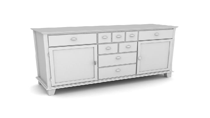 渲染模型_柜子1230