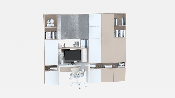 渲染模型_柜子1363