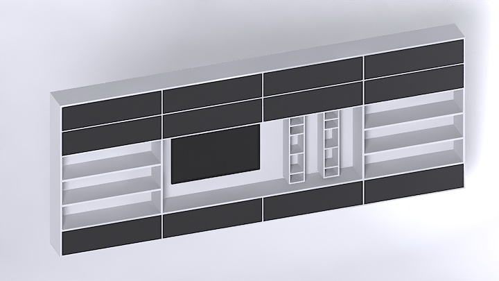 渲染模型_柜子1396