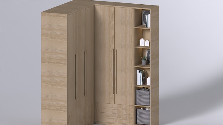 渲染模型_柜子1399