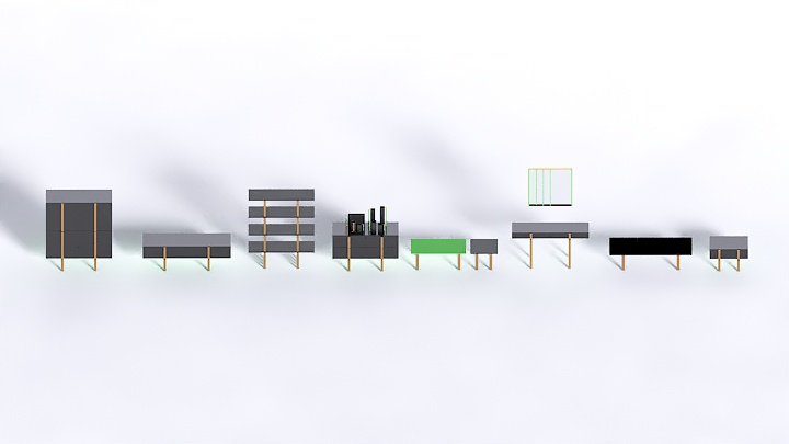 渲染模型_柜子1428