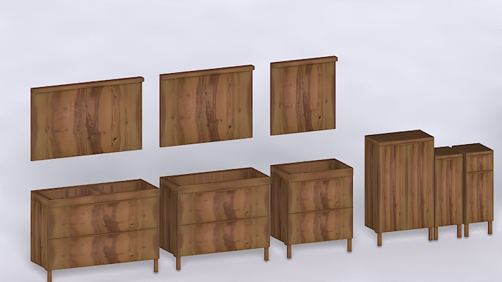 渲染模型_柜子1437