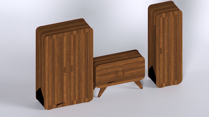 渲染模型_柜子1477