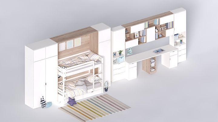 渲染模型_柜子1487