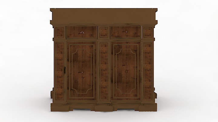 渲染模型_柜子1522