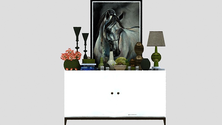 渲染模型_柜子1580