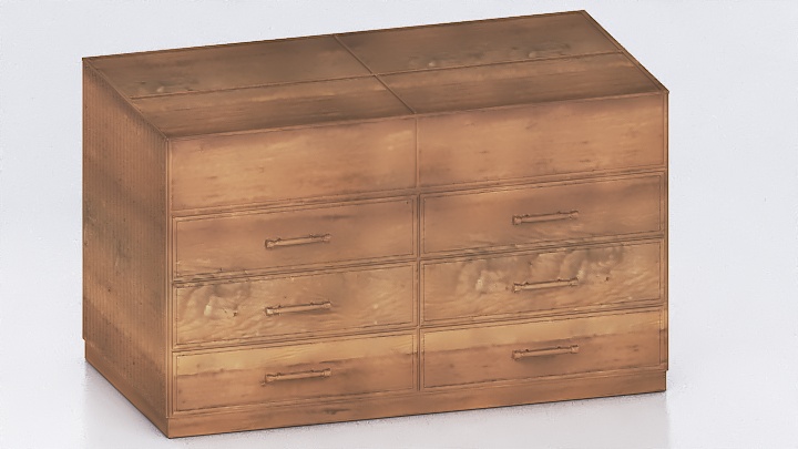 渲染模型_柜子1654