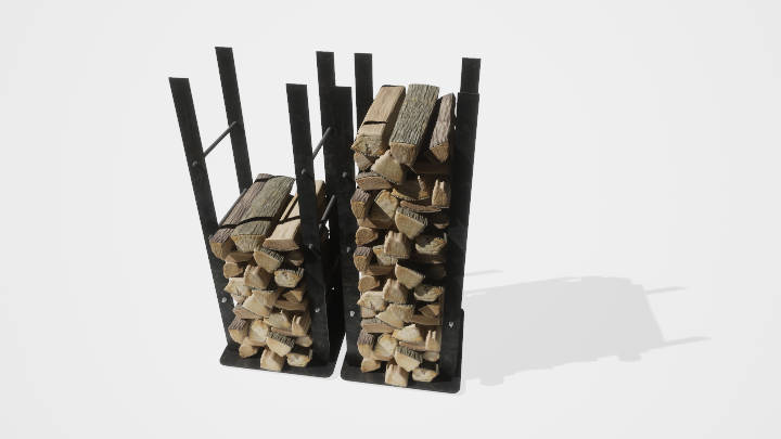 渲染模型_柴火架001