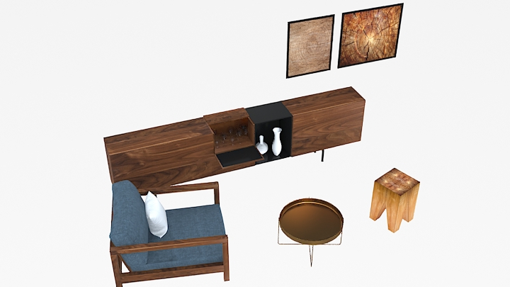 渲染模型_桌子1317