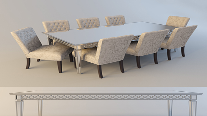 渲染模型_桌椅081