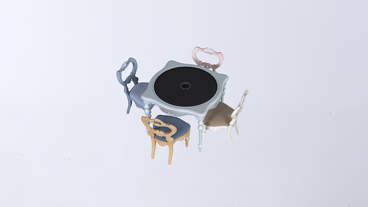 渲染模型_桌椅105